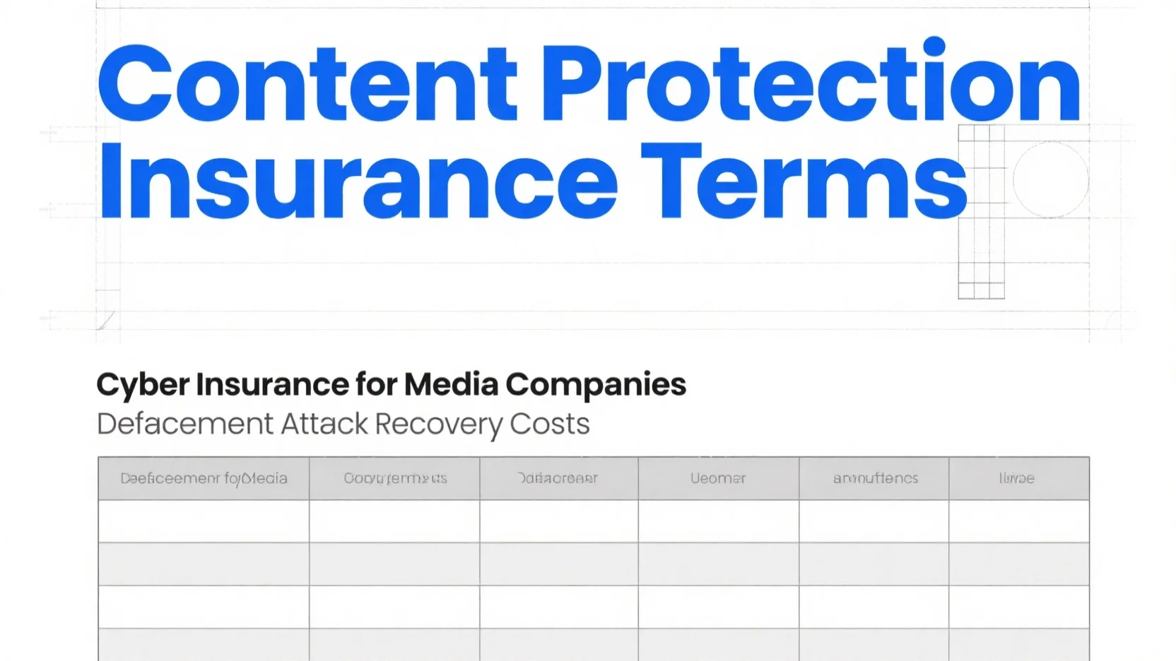 Comprehensive Guide to Cyber Insurance, Defacement Attack Recovery Costs, and Content Protection Insurance for Media Companies